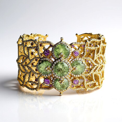 Bracciale in oro con Zultanite