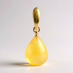 Ciondolo in argento con Ambra Milky Baltica (dagen)