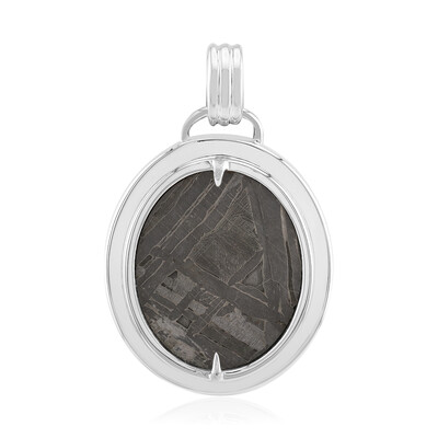Pendentif en argent et Météorite d'Alétaï