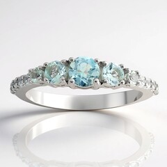 Anello in argento con Ambligonite