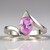 Anello in argento con Kunzite (Pallanova)