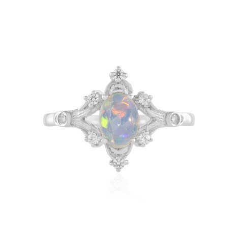 Anello in argento con Opale di Welo