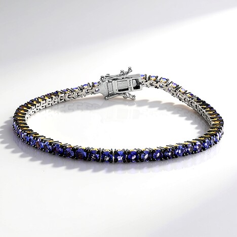 Bracciale in argento con Tanzanite (Gems en Vogue)