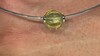 Colgante en plata con Quarzo limón (MONOSONO COLLECTION)