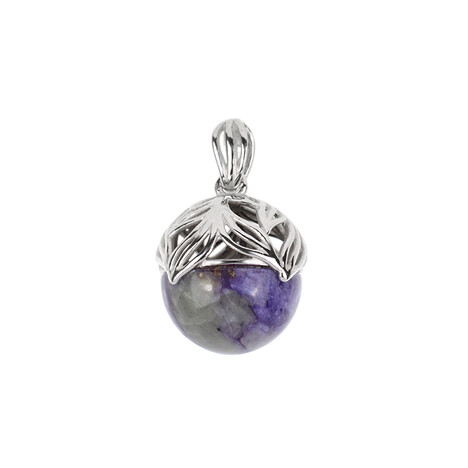 Colgante en plata con Charoita (dagen)