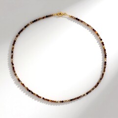 Collana in argento con Zircone Fancy