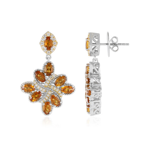 Citrin-Silberohrringe (Dallas Prince Designs)