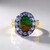 Anello in argento con Ammolite (Gems en Vogue)