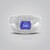 Anello in argento con Tanzanite (de Melo)