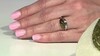 Zilveren ring met een vesuvianiet