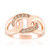 I1 Argyle-Rose de France-Brillant-Silberring (Annette)