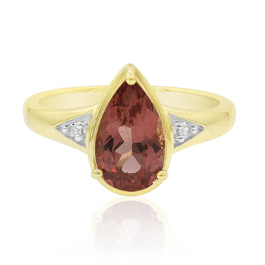Roter Apatit-Goldring