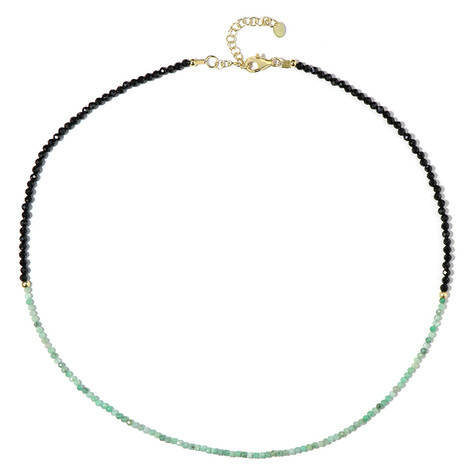 Edelstein-Silberhalskette