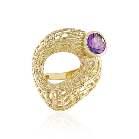 Amethyst-Silberring (MONOSONO COLLECTION)
