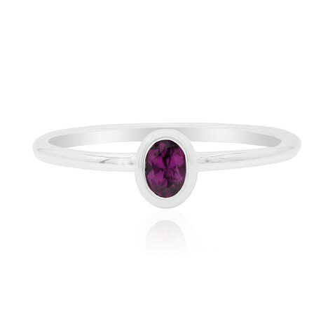Rhodolite Silver Ring