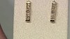 Pendientes en plata con Diamante chocolate I2