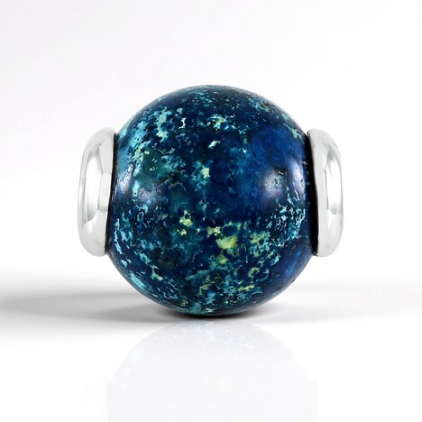 Ciondolo in argento con Crisocolla (MONOSONO COLLECTION)
