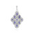 Ciondolo in argento con Tanzanite