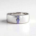 Anello in argento con Tanzanite (de Melo)