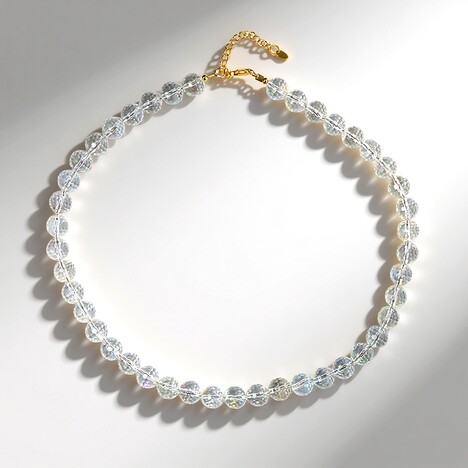 Collana in argento con Quarzo Aura Angel