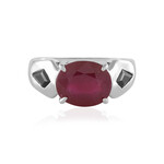 Bague en argent et Rubis de Madagascar (de Melo Essence)