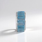 Ciondolo in argento con Onice Blu (MONOSONO COLLECTION)