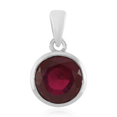 Madagascar Ruby Silver Pendant