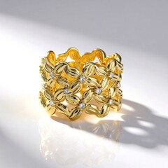 Anello in oro con Diamante I2 (H) (de Melo Gold)