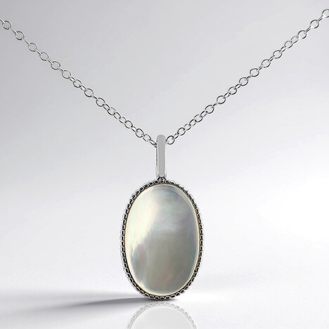 Collana in argento con Madreperla