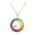 Collana in oro con Zaffiro Fancy (CIRARI)