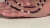 Collar en plata con Granate de Mozambique (Riya)