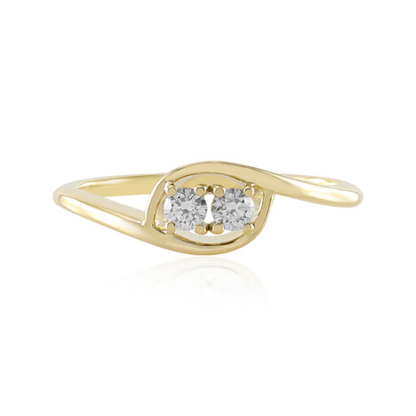 9K IF (G) Diamond Gold Ring (de Melo Gold)