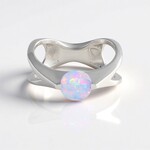 Anello in argento con Opale di Welo (de Melo Essence)