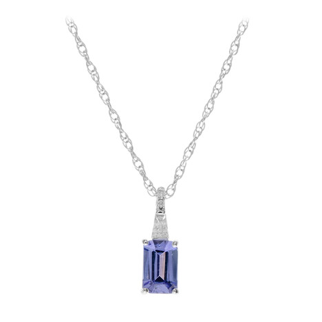 Collana in oro con Tanzanite AAA