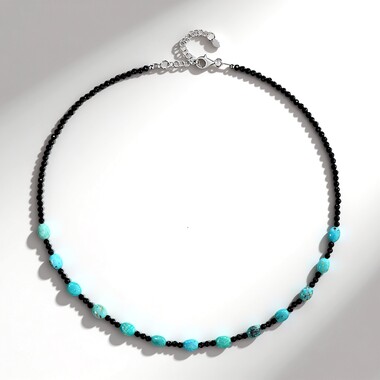 Collar en plata con Turquesa