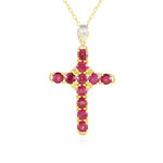 Collana in argento con Rubellite (Gems en Vogue)