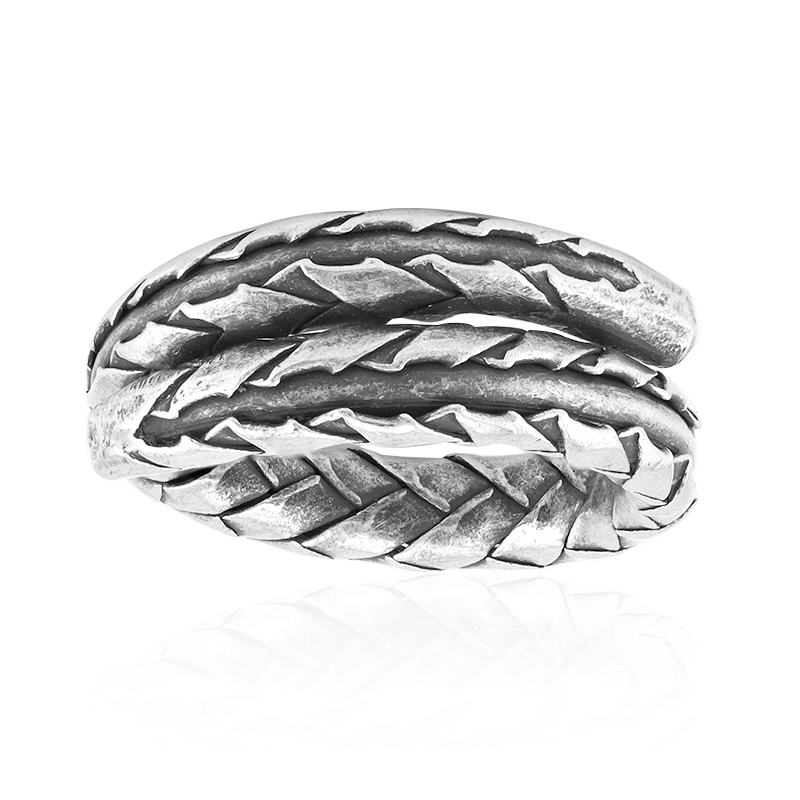 Suffield Rings Braided Sterling Silver Ring