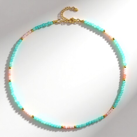 Collana in argento con Amazzonite