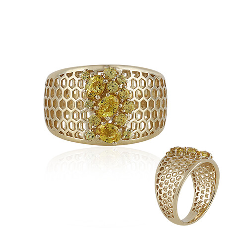 Anillo en oro con Zafiro amarillo (Ornaments by de Melo)