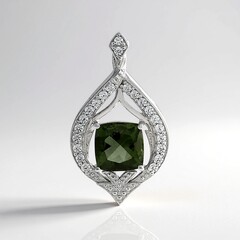 Ciondolo in argento con Moldavite