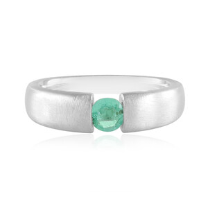Anello in argento con Smeraldo Russo