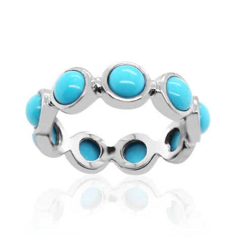 Sleeping Beauty-Türkis-Silberring (Anne Bever)