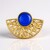 Ciondolo in argento con Ambra Blu Colombiana (dagen)