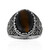 Anello in argento con Occhio di Tigre (Annette classic)