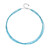 Collana in argento con Apatite Blu Neon