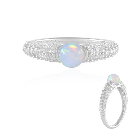 Welo-Opal-Silberring (de Melo Essence)