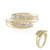 Gouden ring met I2 (I) Diamanten (de Melo Gold)