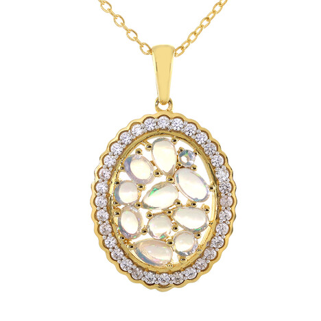 Welo-Opal-Silberhalskette