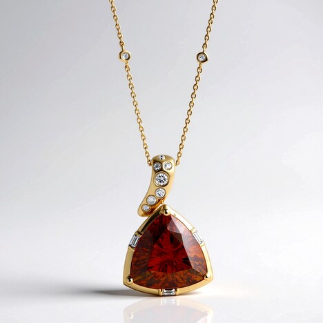 Collier en or et Sphalérite (CIRARI)