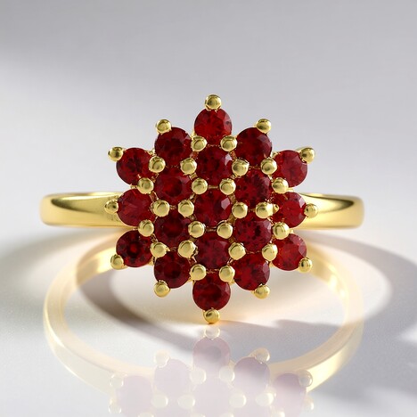 Anello in argento con Rubino Tanzania